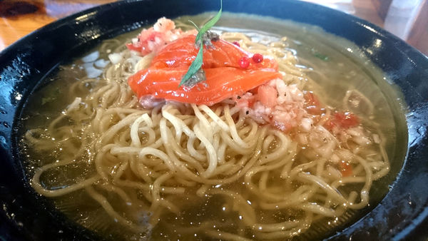 「【昼】限定：ニジマスの冷やしそば」@麺処 図鑑の写真