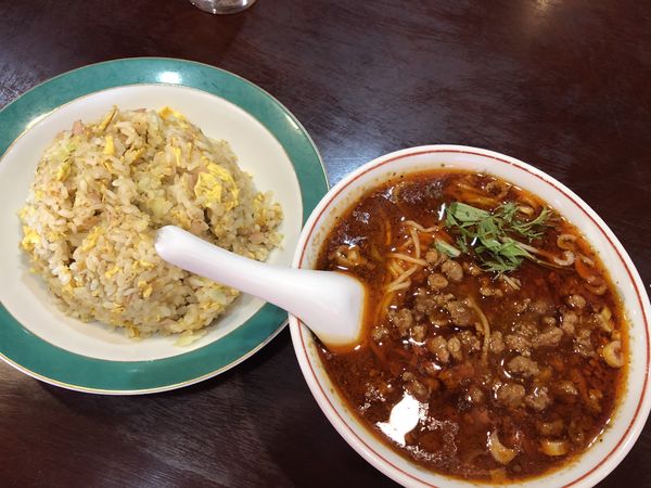 「ラーメンセット　￥７５０」@中国料理 旭の写真