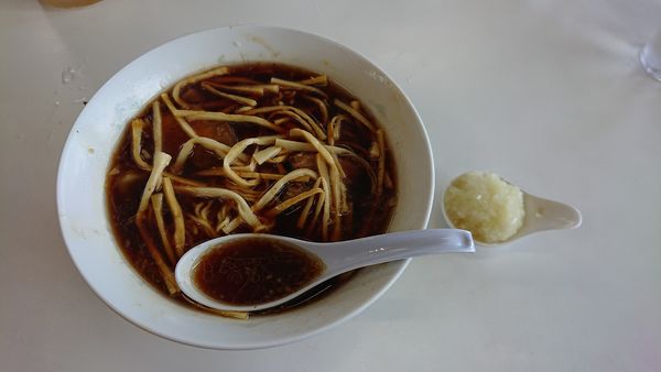 「メンマワンタン麺」@ラーメン富士屋 姉崎店の写真