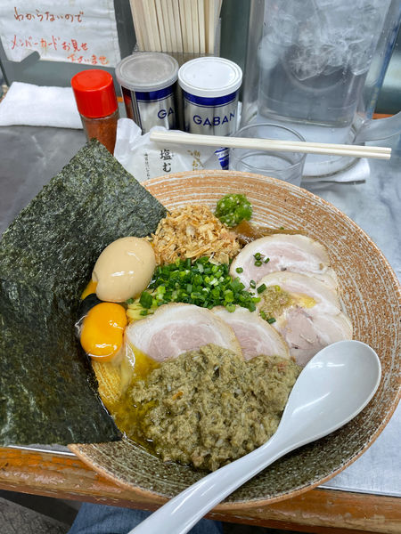 「ホッキ貝まぜそば(塩)」@覆麺 智の写真
