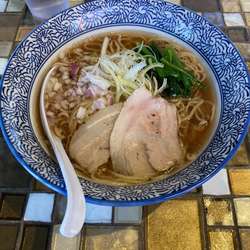 貝出汁醤油そば＆貝油の和え玉（小）