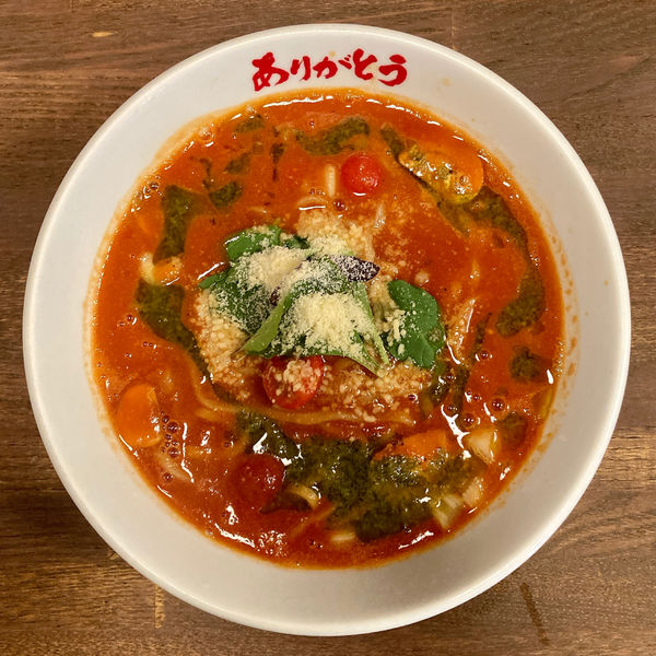 「とまとラーメン980円﻿」@野方ホープ 中目黒店の写真