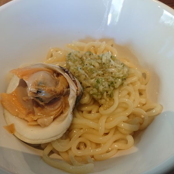 「潮らぁめん850円、貝玉(半玉)150円」@Tokyo Bay Fisherman’s Noodle 茅ヶ崎店の写真