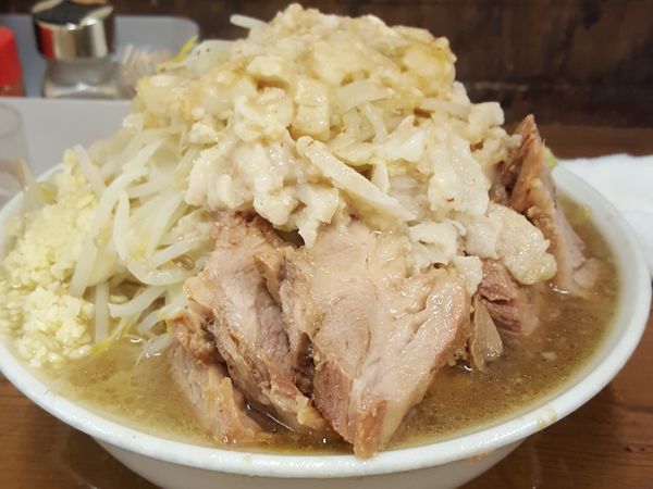 「大豚　全マシ」@ラーメン二郎 品川店の写真