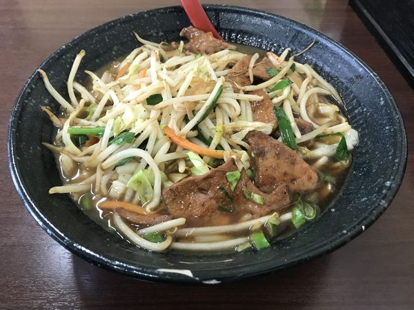 「レバー野菜醤油麺￥638」@長秀龍 新座店の写真