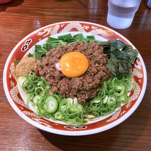 「台湾まぜそば。¥900。大盛りサービス。」@ラーメンかなやの写真