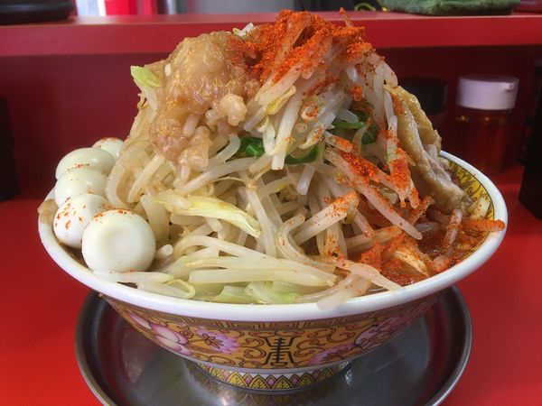「大豚 うずら(ゼンブ)」@ハナイロモ麺 吉祥寺本店の写真