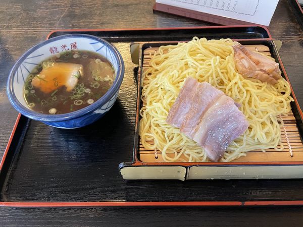 「チャーシューつけ麺」@龍光屋の写真