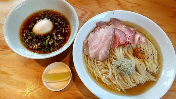 「特製つけそば大盛り（鶏醤油)1450円」@麺尊RAGE RENEGADESの写真