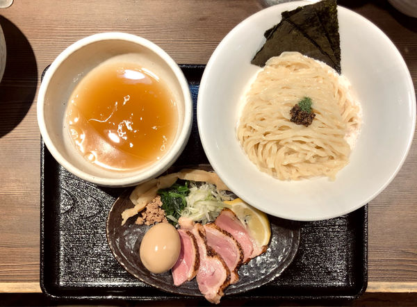 「★特製 鴨出汁手揉み塩つけ麺🍜¥1,300」@鴨出汁中華蕎麦 麺屋yoshikiの写真