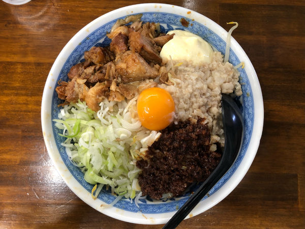 「まぜそば」@豚男爵の写真