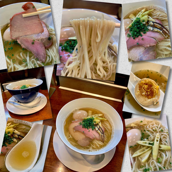 「【限定】煮干し塩そば900円＋味玉」@麺や維新の写真