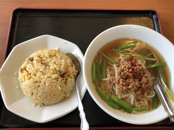 「ラーメンセット　￥７００」@中国料理 京華の写真