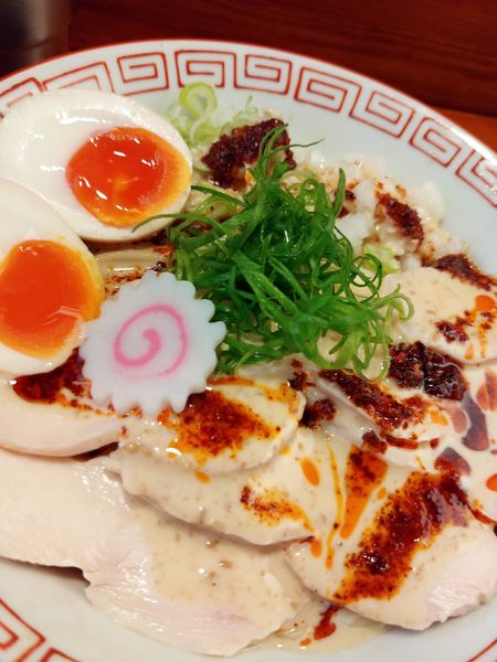 「棒棒鶏まぜそばDX」@がふうあんの写真