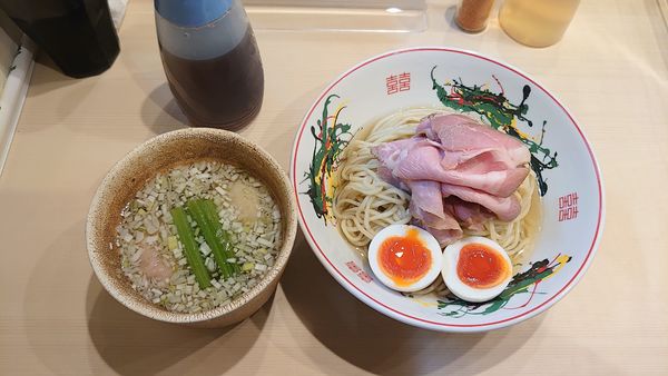 「全部入りあっさりつけめん」@つけめん金龍の写真