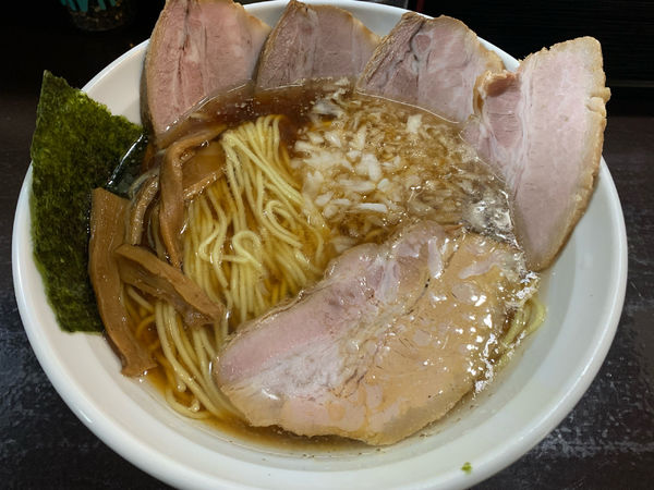 「バラチャーシュー麺並」@中華そば 弥栄の写真