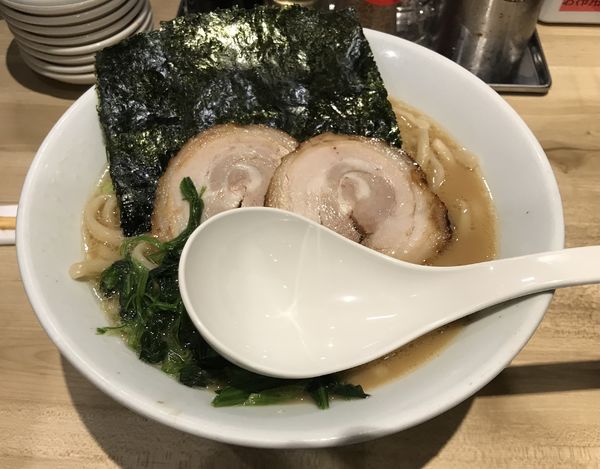 「醤油豚骨　大盛」@博多一風堂 JR浜松駅店の写真