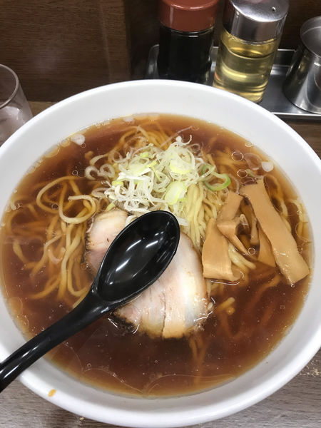 「醤油ラーメン大盛り　750円」@珍來 東金店の写真