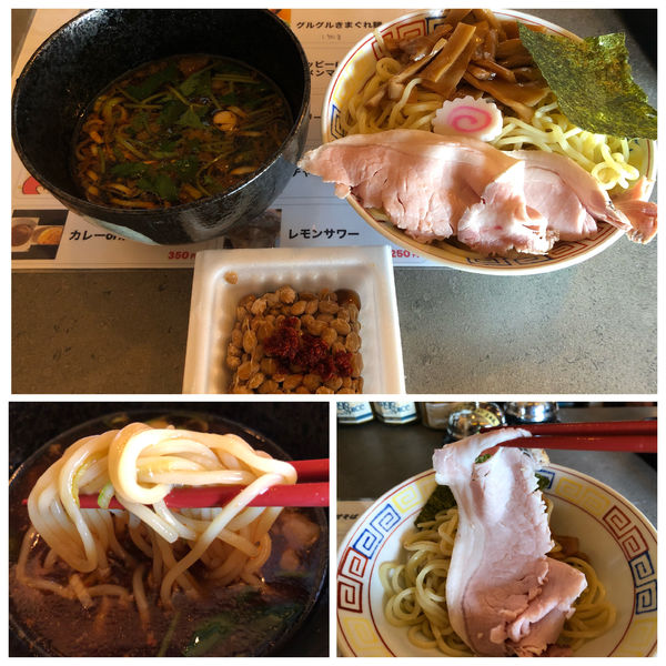 「【限定】ぐるぐるつけ麺500円 納豆100円」@GURU GURU SIROHEBI NOODLEの写真