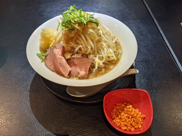 「ロクスイラーメン（全まし）800円」@鹿粋軒の写真