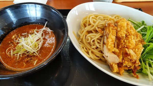 「からあげ担々つけ麺759円期間限定」@からやま 野田店の写真