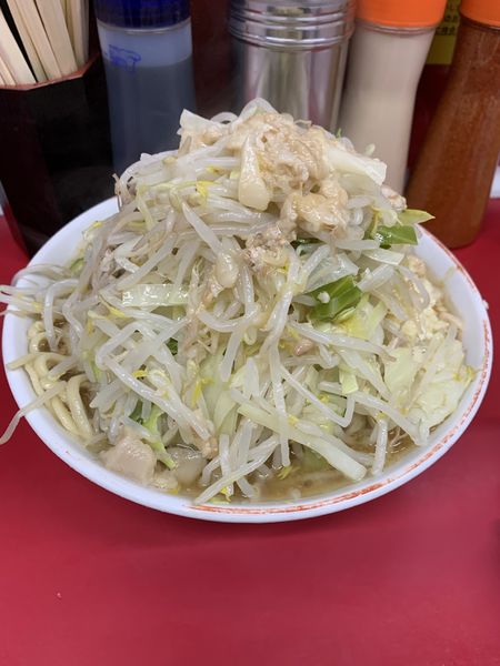 「ラーメン　普通　ヤサイマシマシアブラ」@ラーメン二郎 湘南藤沢店の写真
