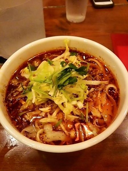 「酸辣刀削麺」@刀削麺の王様 茅場町店の写真