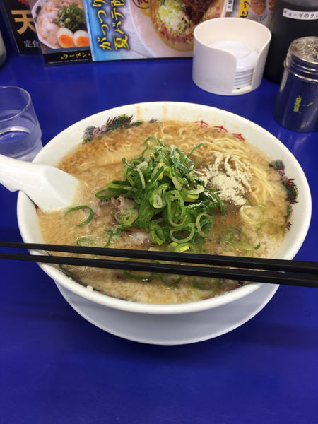 「こってりラーメン大盛背脂多め」@来来亭 福山蔵王店の写真