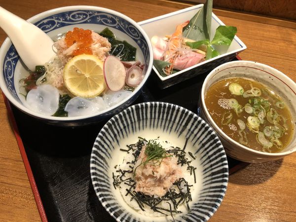 「【限定①】うみのそば つけめんversion￥1380」@寿製麺よしかわ 川越店の写真