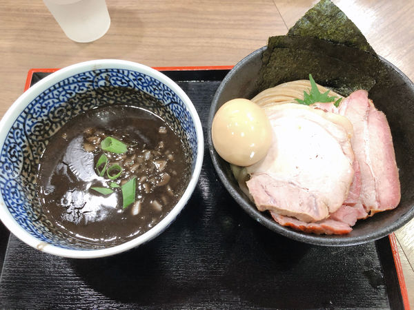 「特製烏賊つけ麺」@煮干しつけ麺 宮元の写真