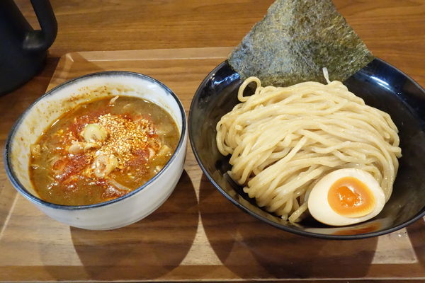 「辛つけ麺」@つけ麺 弐瓶の写真