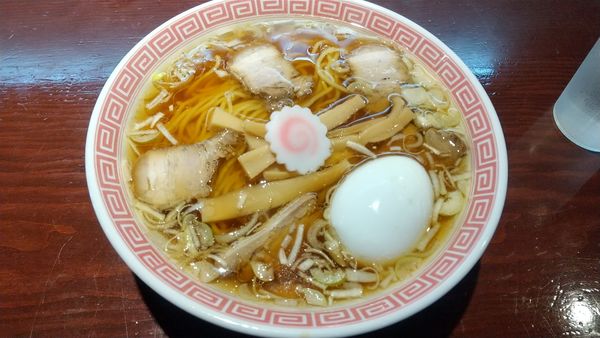 「中華そば800円、ゆで玉子100円」@中華そば えもとの写真