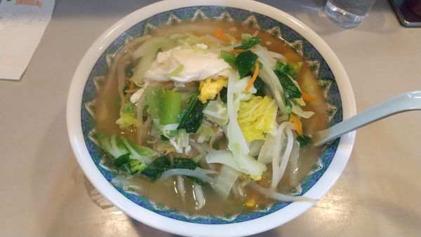 「手打玉子タンメン830円」@中華そば集来の写真