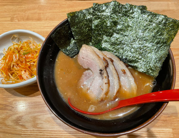 「ノリネギチャーシュー　味噌味+100円」@ラーメン大桜 相模原鹿沼台店の写真