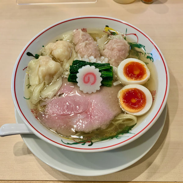 全部入り白だしワンタン麺