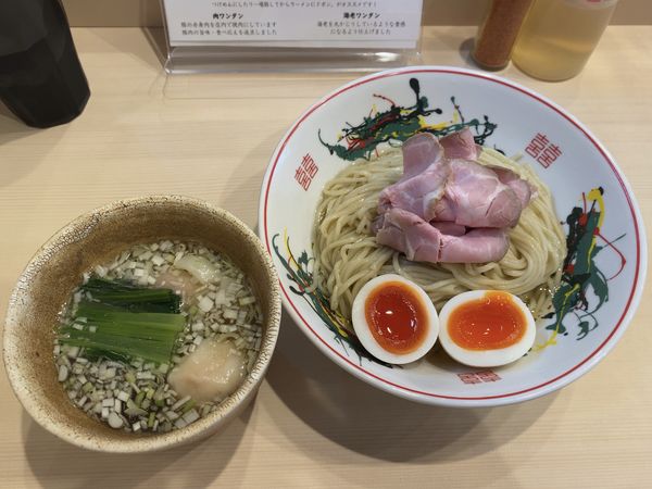 「全部入りあっさりつけめん」@つけめん金龍の写真