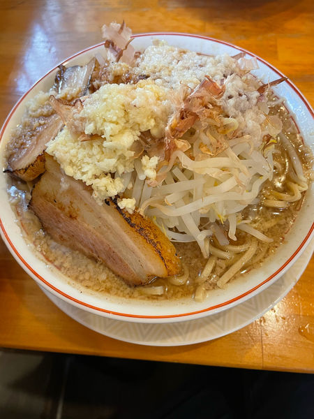 「マンモスらーめん大盛」@泪橋 溝の口店の写真