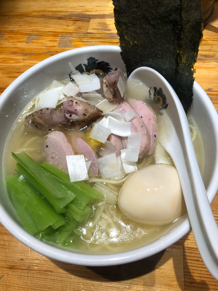 「特製鴨中華そば（塩）」@満鶏軒の写真