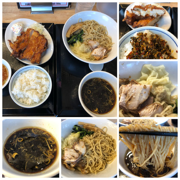 「鶏だし肉雲吞つけ麺 オープン特別価格 500円」@ワンタン屋 今福商店の写真