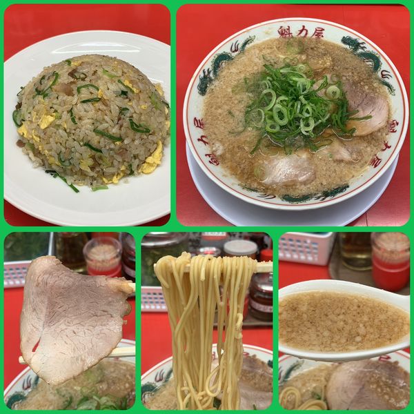 「特製醤油ラーメン¥715+焼きめし定食¥220」@ラーメン 魁力屋 海老名店の写真