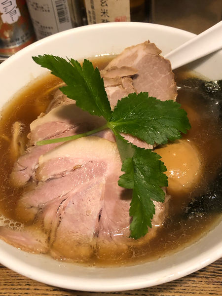 「特製平子煮干しそば 1000円」@新橋 纏の写真