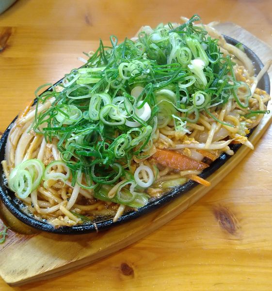 「ホルモン鉄板焼きらーめん  825円」@らーめん 龍宙の写真