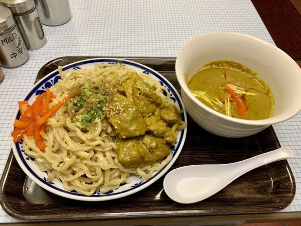 「サグチキンつけ麺(大辛)」@アジアンコンフォート東京の写真