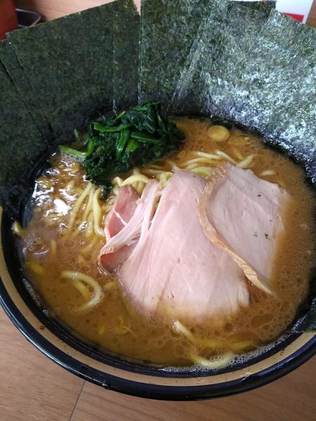 「のりラーメン中盛」@ラーメン林家 木更津店の写真