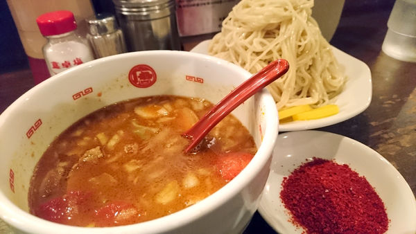 「【昼】カレーつけ麺」@ラーメン 唐そば 渋谷2丁目店の写真