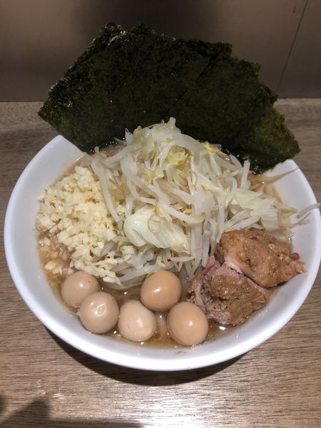 「ラーメン少なめ＋うずら＋のり」@MEN YARD FIGHTの写真