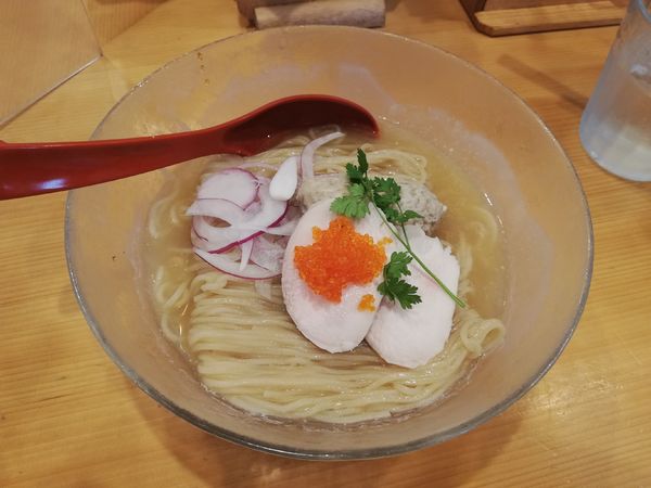 「渡り蟹の 濃厚冷し麺」@焼きあご塩らー麺 たかはし 銀座店の写真