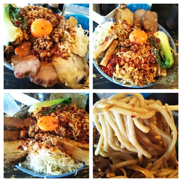 「【限定】坦々まぜそば特盛り（シビカラ増し）」@狼煙 〜NOROSHI〜の写真