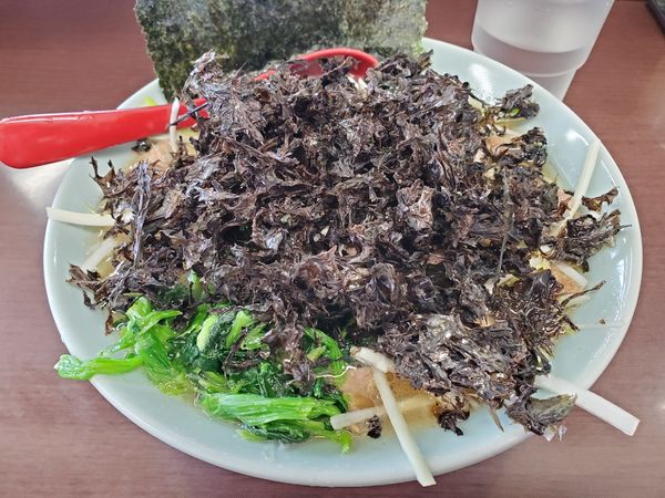 「岩ノリネギラーメン」@ラーメンショップ 二ツ橋店の写真