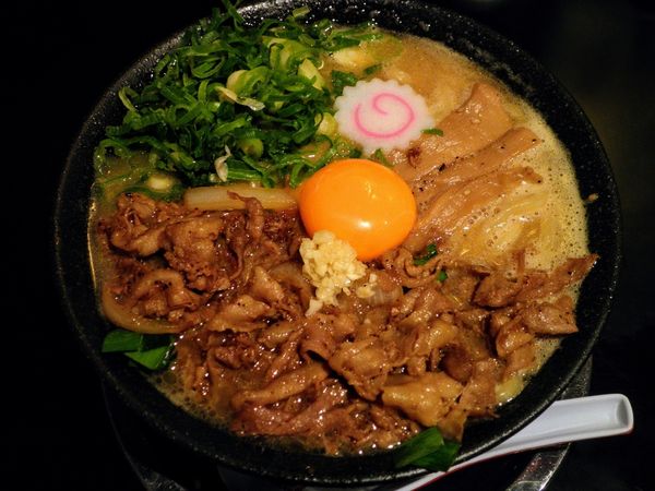 「肉玉そば ライス」@肉玉蕎麦 おとど 北松戸総本山の写真